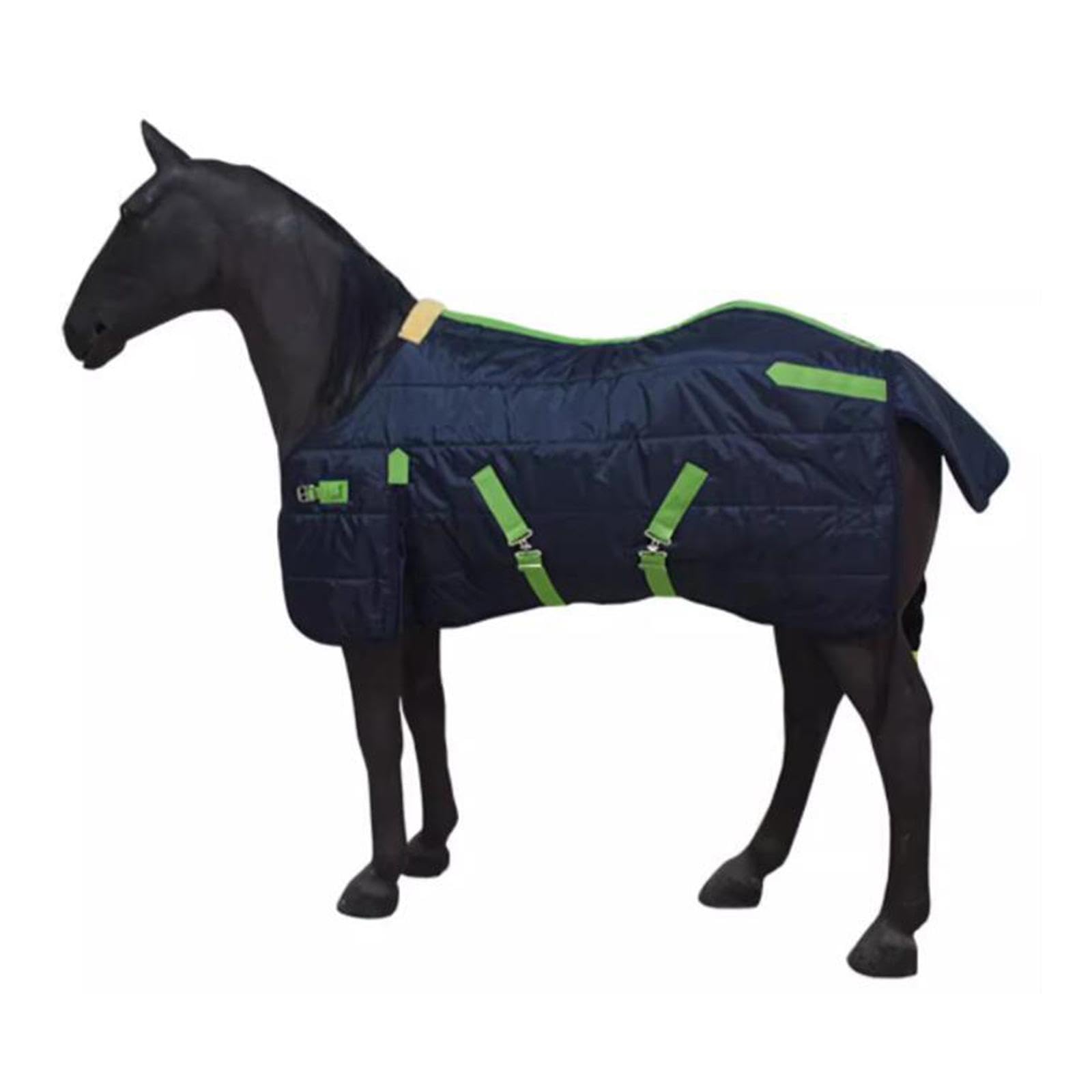 Qianly Manta para Caballo con Protección contra Viento Y Frío Sábana Impermeable para Lluvia Abrigo Térmico para Potro Vestimenta Ecuestre Adecuada para