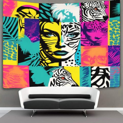 NAHCBIOT Pop Art Arazzo Appeso A Parete Poster Sfondo Camera Da Letto Dormitorio Arredamento Del Soggiorno 150cmx200cm