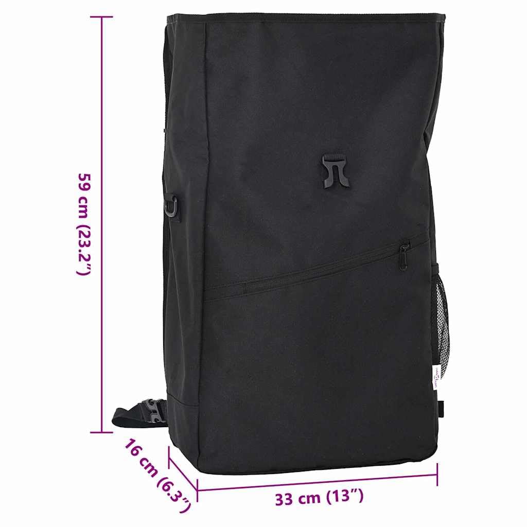 Torba rowerowa czarna z poliestru 33 x 16 x 60 cm z antypoślizgowym pokrowcem na siedzisko i ergonomiczną wyściółką żelową do trekkingu, miasta, MTB, roweru elektrycznego i długich tras