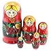 Azhna 5 piezas de 15 cm Matryoshka muñeca de anidación decoración del hogar colección de estilo clásico pintado a mano muñeca rusa muñeca apilable de madera (Rowan)