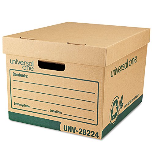 Universal Recycled Medium-Duty Record Storage Boxes