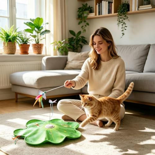 Juguete interactivo para gatos y gatitos con capa resistente de 22.8 cm 5