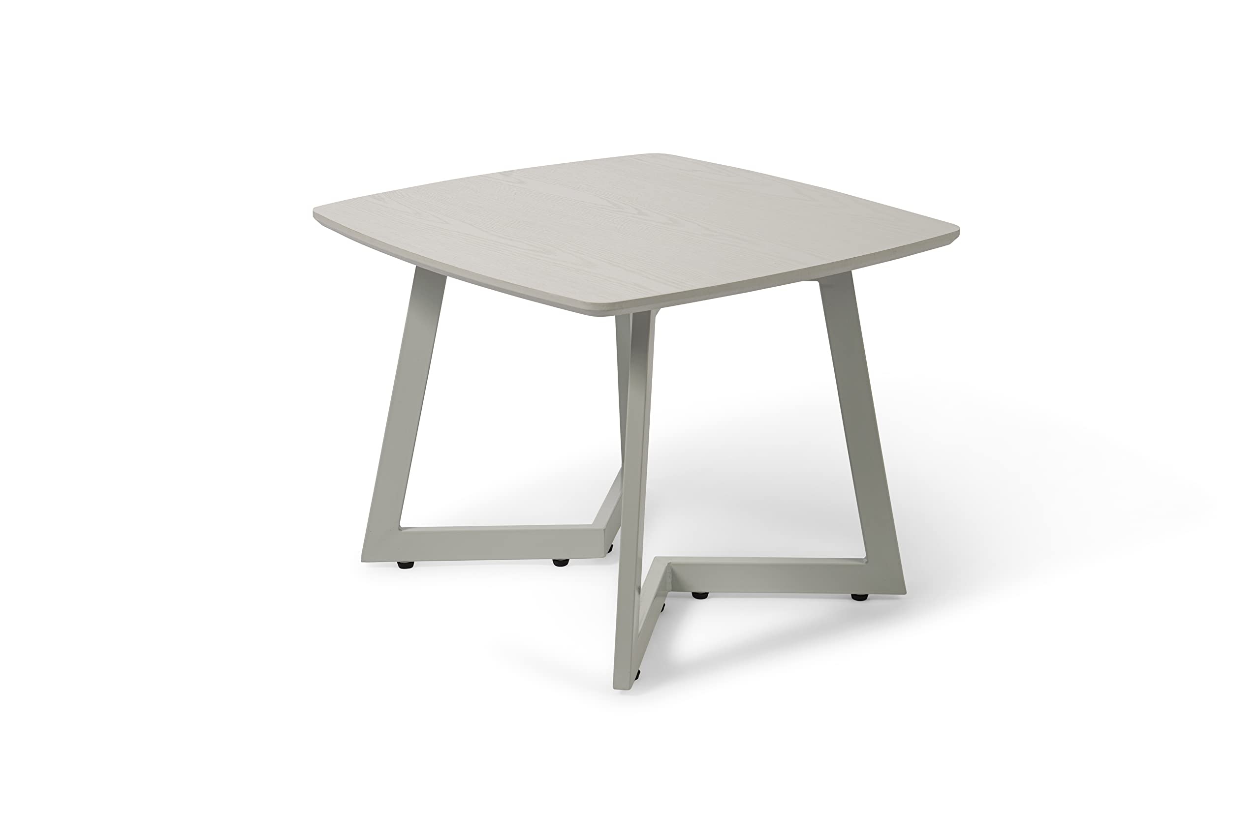 M2 Kollektion Tibet 1 tavolino in metallo, bianco, 60x46x60