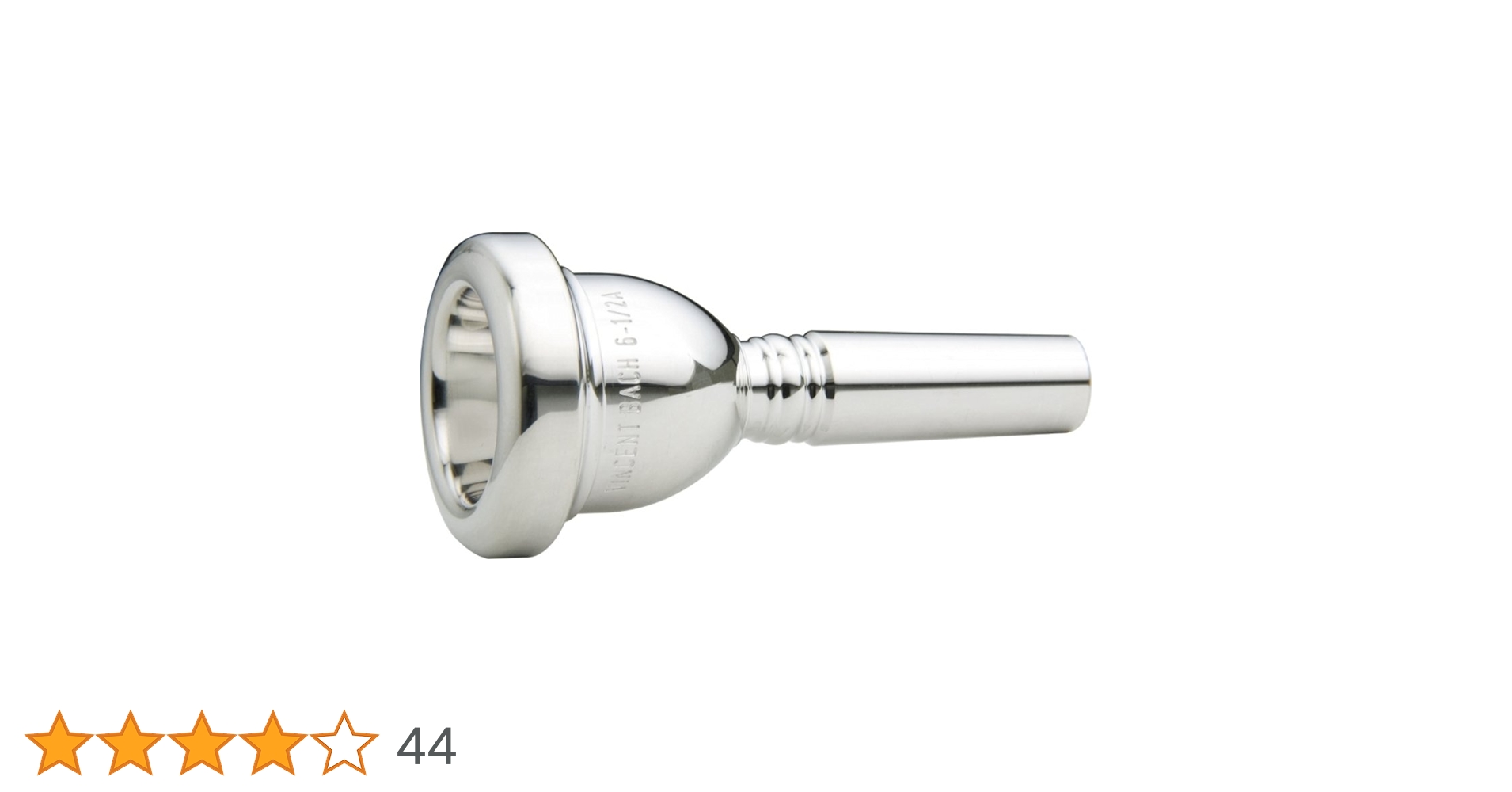 Amazon | バック Bach トロンボーン マウスピース 6 1/2A 銀