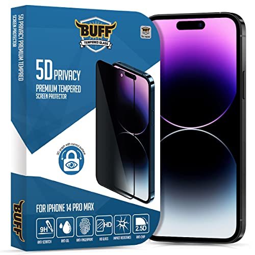 Buff iPhone 14 Pro Max 5D Privacy Ekran Koruyucu