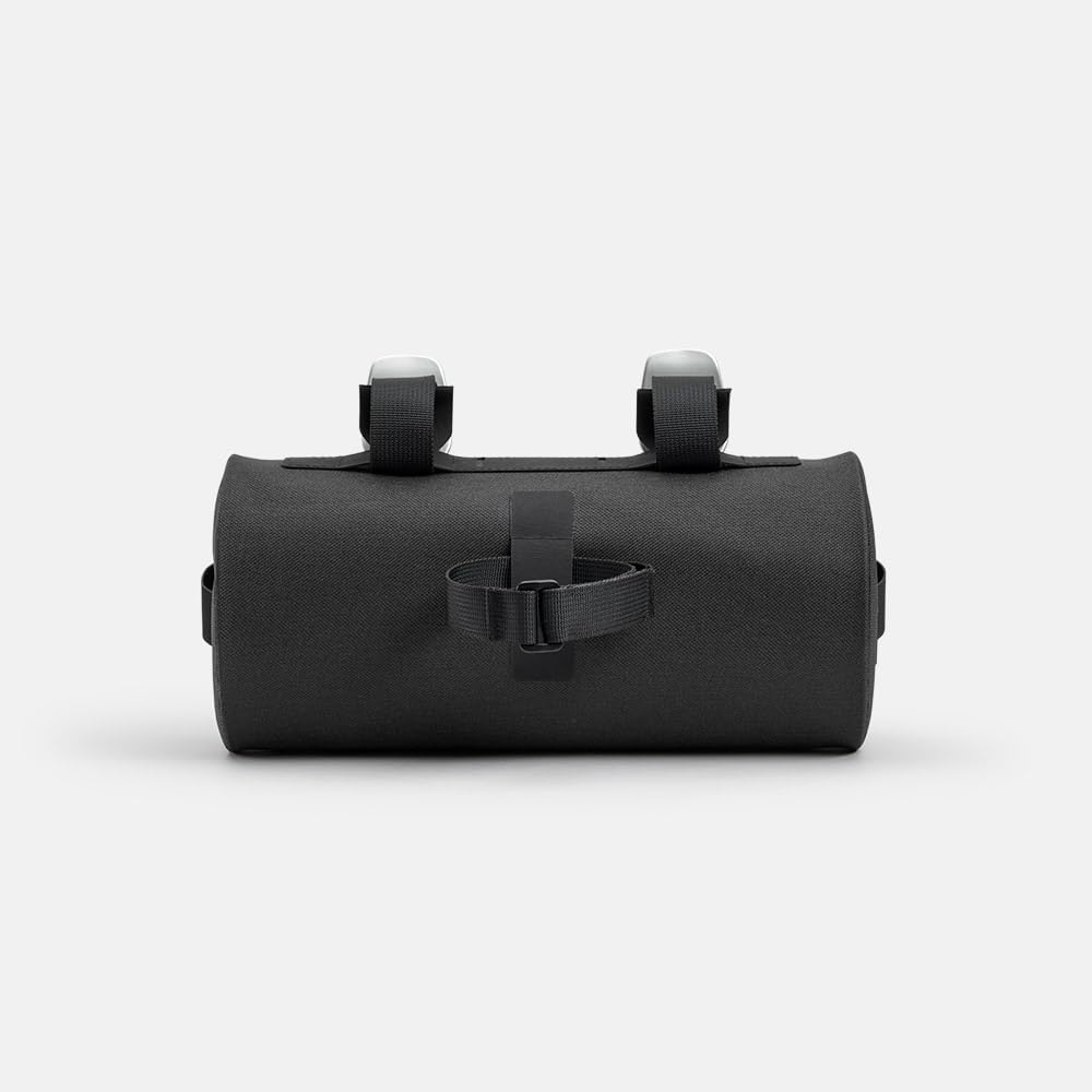Brooks England Scape Handlebar Pouch, Cycling and Gravel Bag, Black, One Size