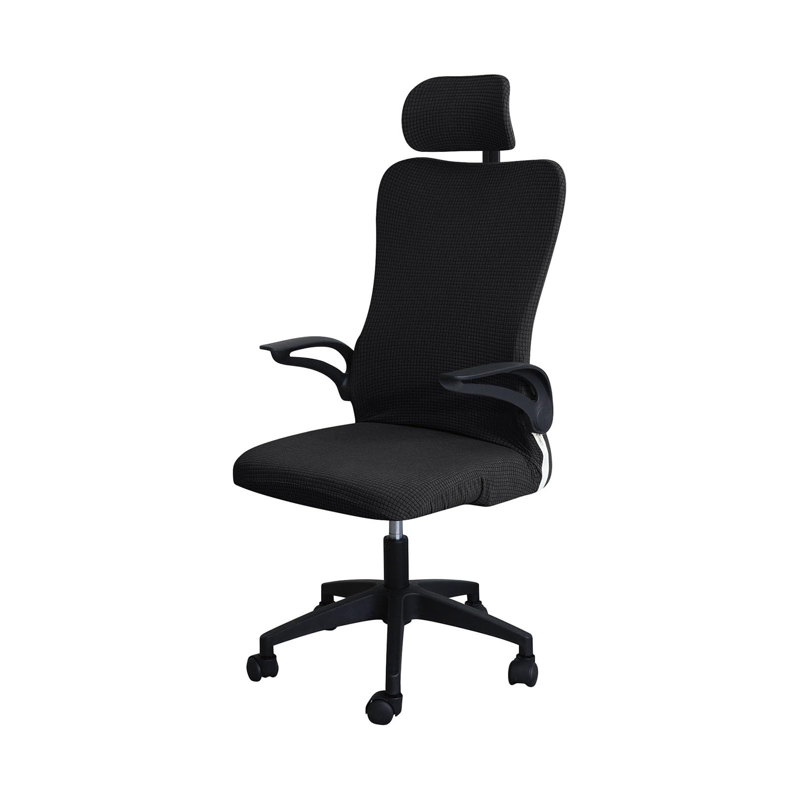 Leomix D Ergonomic Office Chair Cover Set, With Headrest Cover, Universal Chair Slipcovers Soft Comfortable Washable, For Office Executive Chair,