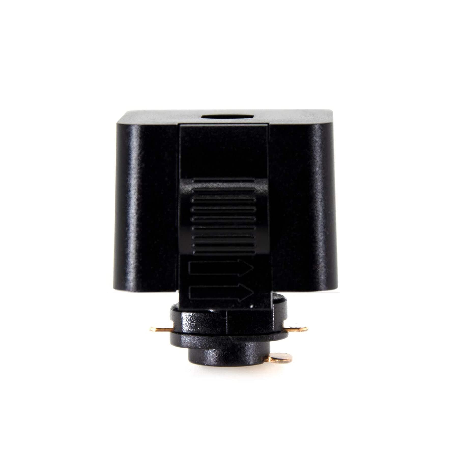 G.W.S® Black Pendant Track Adaptor (302A) for 3 Wires Single Circuit LED Track Lighting