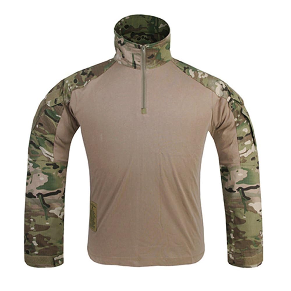 EMERSONGEAR Men's Tactical Shirt,Gen3 Airsoft Combat Army Paintball Quick Dry Long Sleeve BDU T-Shirt Top