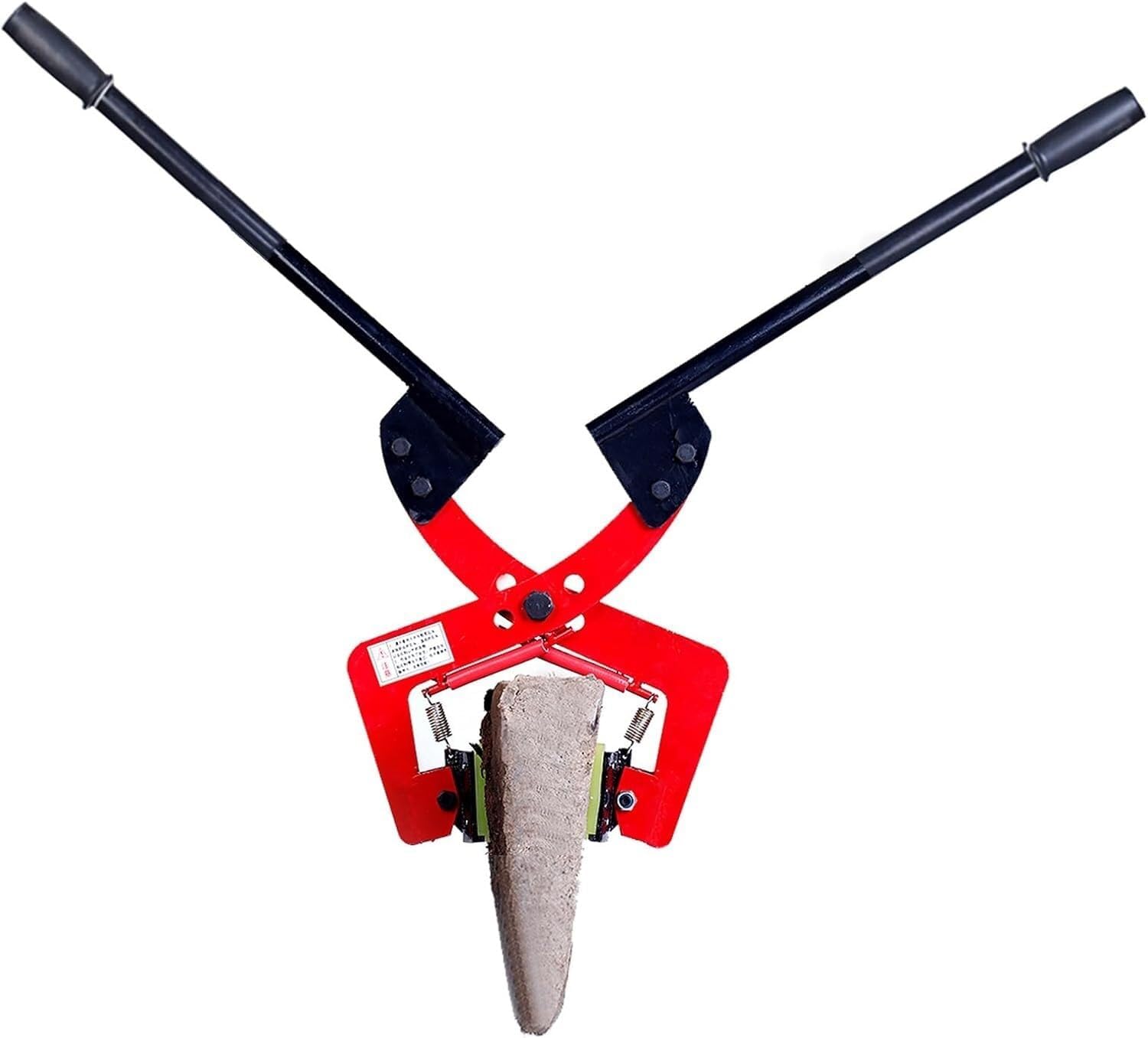 Paving Brick Steel Paving Stone Clamp Kerbstone Transport Clamp, Heavy-duty Paving Granite Lifting Tool(Medium)