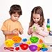 RAEQKS Counting Sorting Toys Matching Stacking Toys with Bowls Preschool Learning Activities Educational Sensory Game Montessori STEM Toy Daycare Sets Animals Gifts for Toddlers Kids Boys Girls