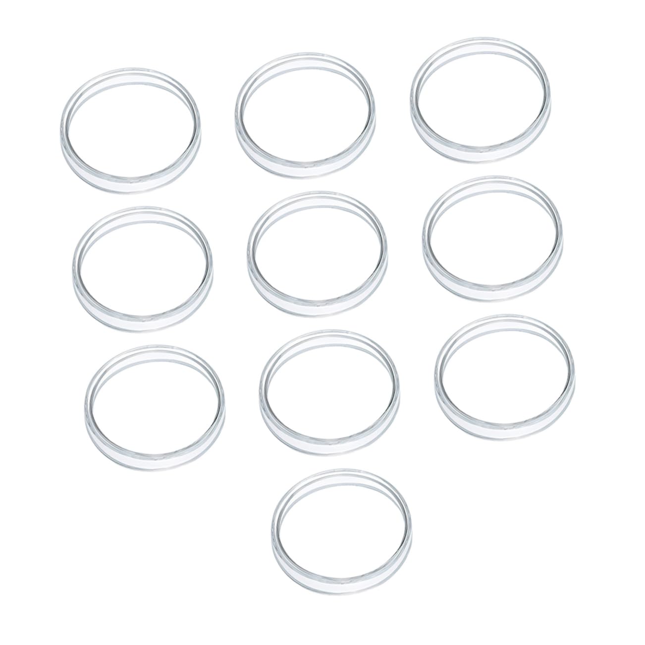 NAMOARLY Glass Petri Dishes 10pcs Set Heat for Easy Observation for School Lab Use