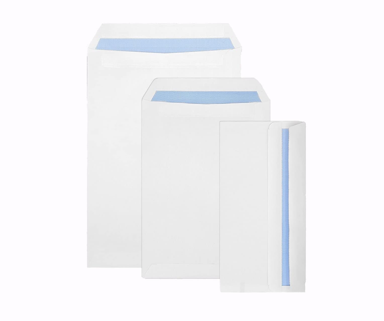 A4 / A5/ DL Self Seal White Pocket Envelopes, Letter Envelopes, Ideal for Everyday Home, Office (A4 [229mm X 324mm], 500)