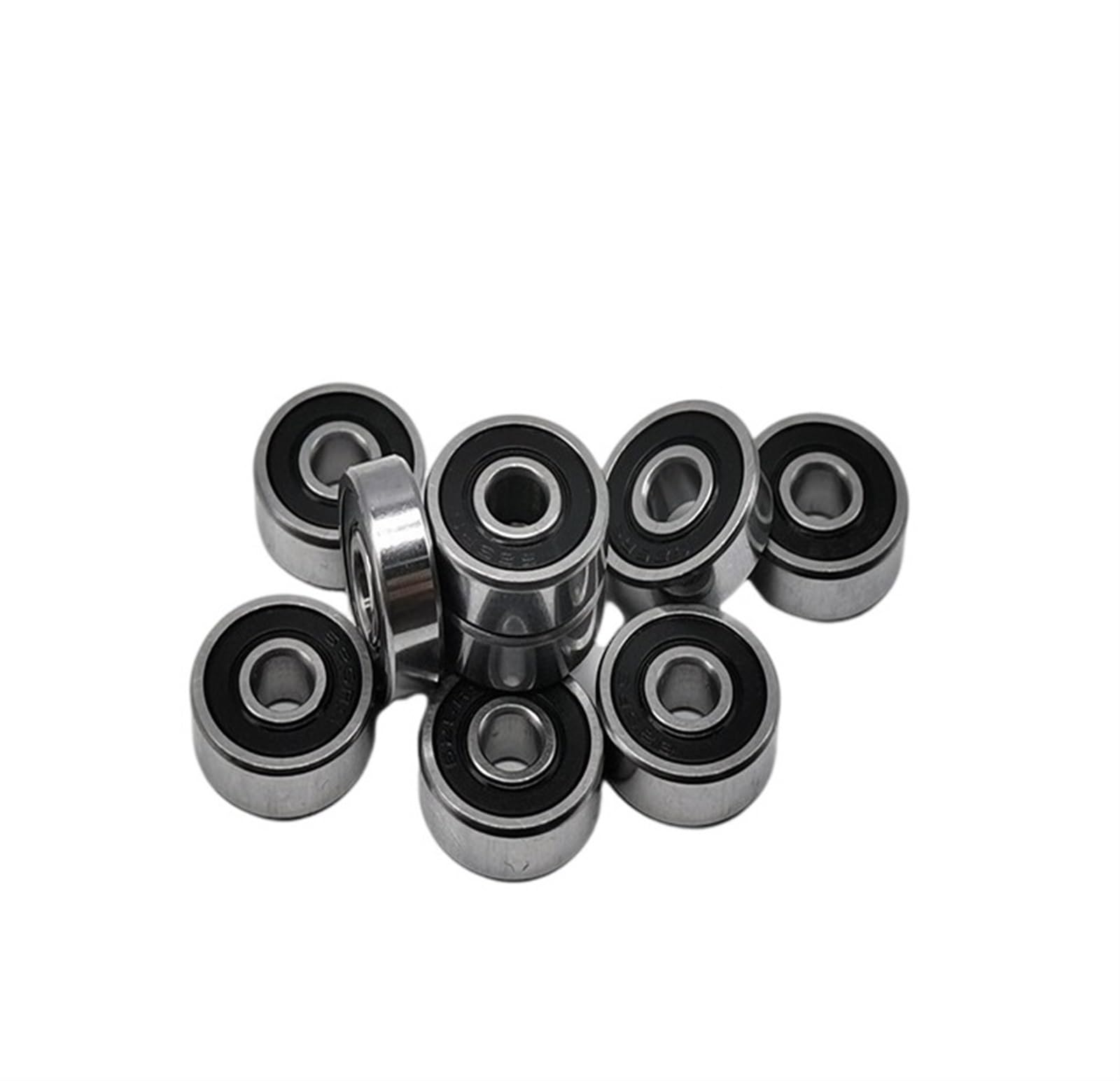 VSPPJYFG Bimetal Seal Shield Micro deep Groove Bearing 10pcs 625-2RS 5 * 16 * 5mm Ball Bearing 3D Printer