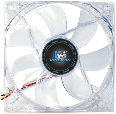 Kingwin 120mm CFMC-012LB Silent Fan, For Computer Cases, CPU Coolers, Long Life Bearing, Quiet Efficient Cooling, and Provide Excellent Ventilation for PC Cases-[Multi-Color LED]