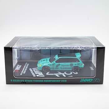 イノモデル　inno64 K-ASLAN HONDA CIVIC EF9 INNO64 JDM Collection HONDA CIVIC EF9 K-ASLAN ATTACK TSUKUBA