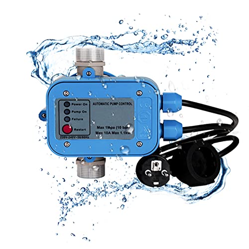 Vigevee Druckwächter Druckschalter, Pumpensteuerung mit Baranzeige,...