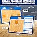 PLAYAPUT Coaching Clipboard,Magnetic Coaches Board with Double-Sided Dry Erase Marker Full and Half Court Coaching Board for Baseketball,Lineup White Board with Marker for Coaches Gift