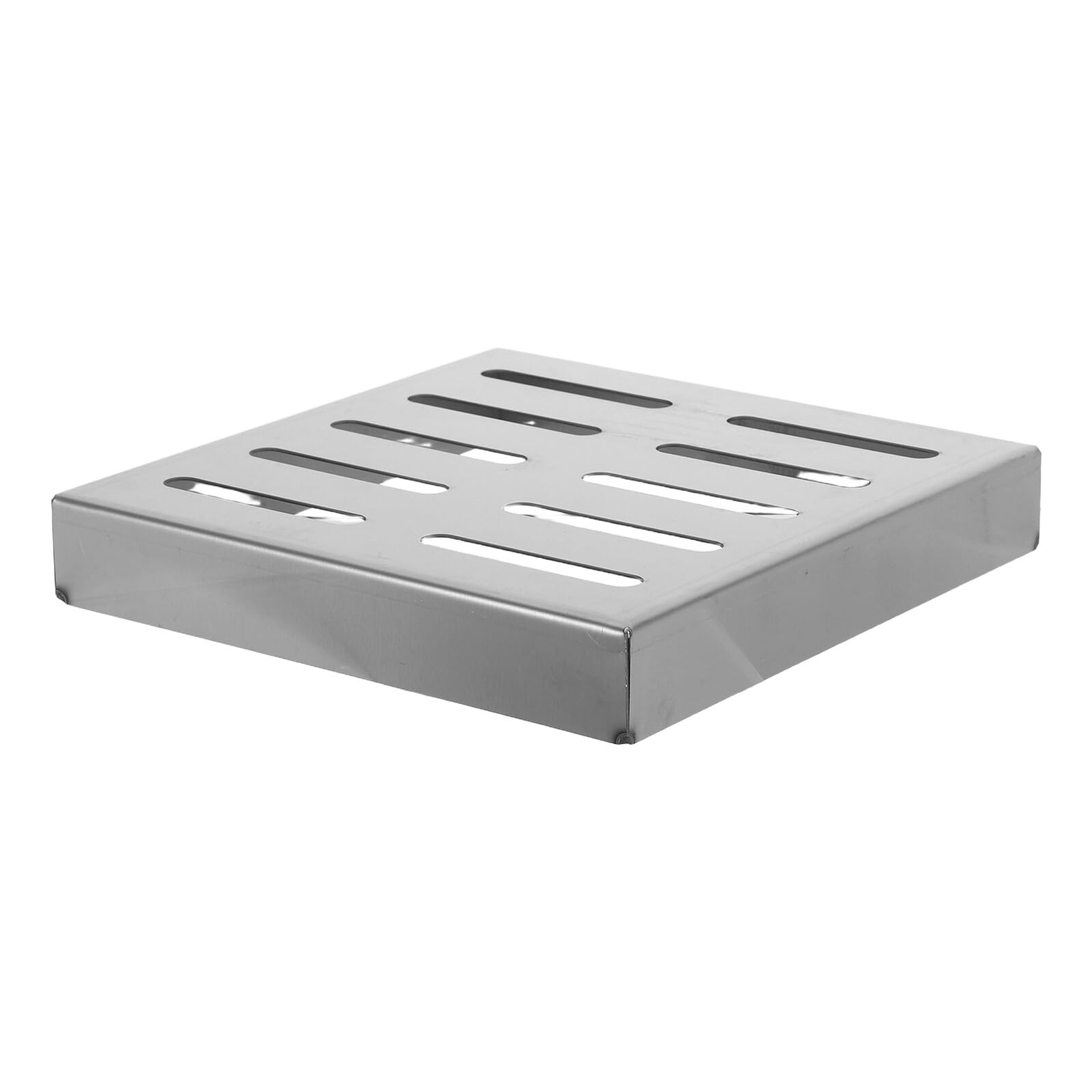 Homoyoyo Rejilla de Drenaje Metálica Resistente de Acero Inoxidable 12x12 Pulgadas (200x200x30 Mm), Cubierta para Canalón Exterior, Sistema de Drenaje para Garaje y Patio, Protección