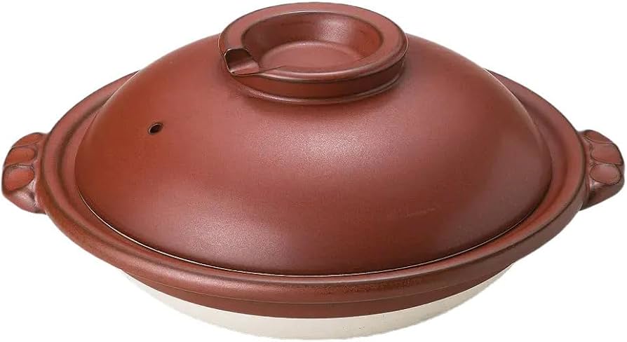 萬古焼すっぽん鍋・赤鉄】10 号サイズ