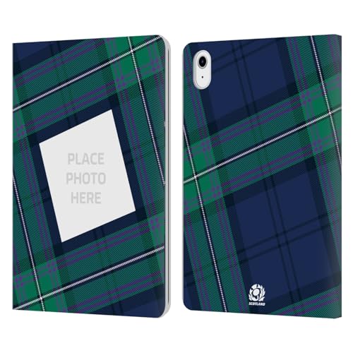 Coque iPad Air 2020 portefeuille cuir Écosse Rugby avec support vidéo et fentes cartes