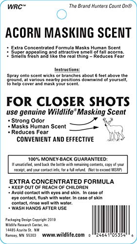 Wildlife Research Center X-tra Concentrated Acorn Masking Scent