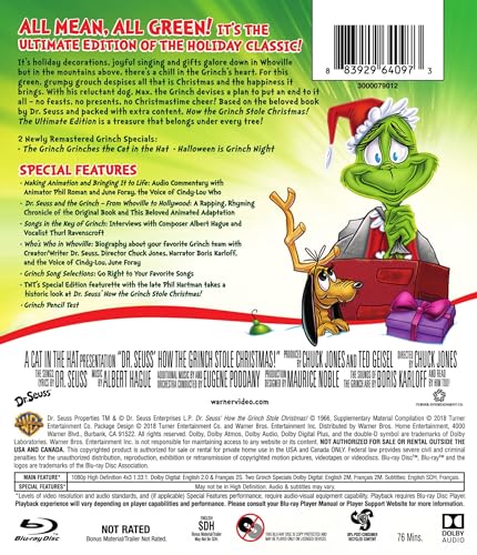 How the Grinch Stole Christmas: Ultimate Edition (BD) [Blu-ray]