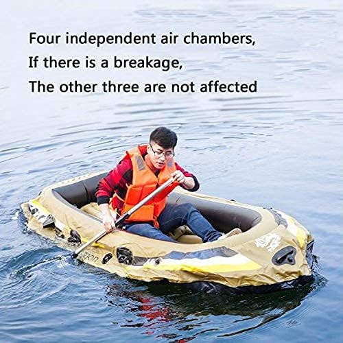 Blow Up Boat Inflatable Boat Inflatable Raft Shaped Pool Float Fits 3 People Paddle Boat Blow Up Kayak Row Boat Rafts Lakes