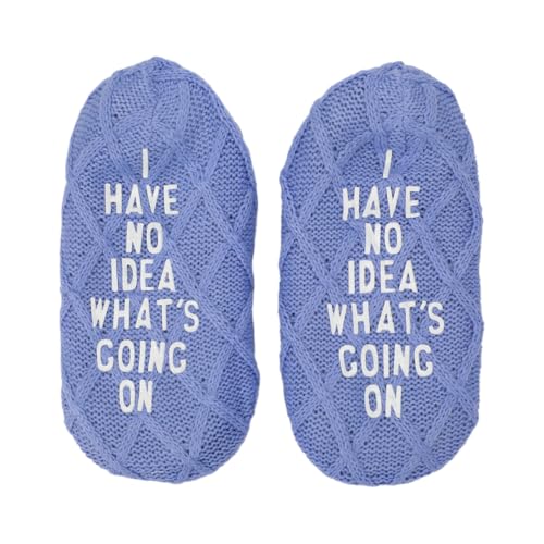 Bioworld South Park Towelie I Have No Idea What's Going On Women's Blue Slipper Socks3