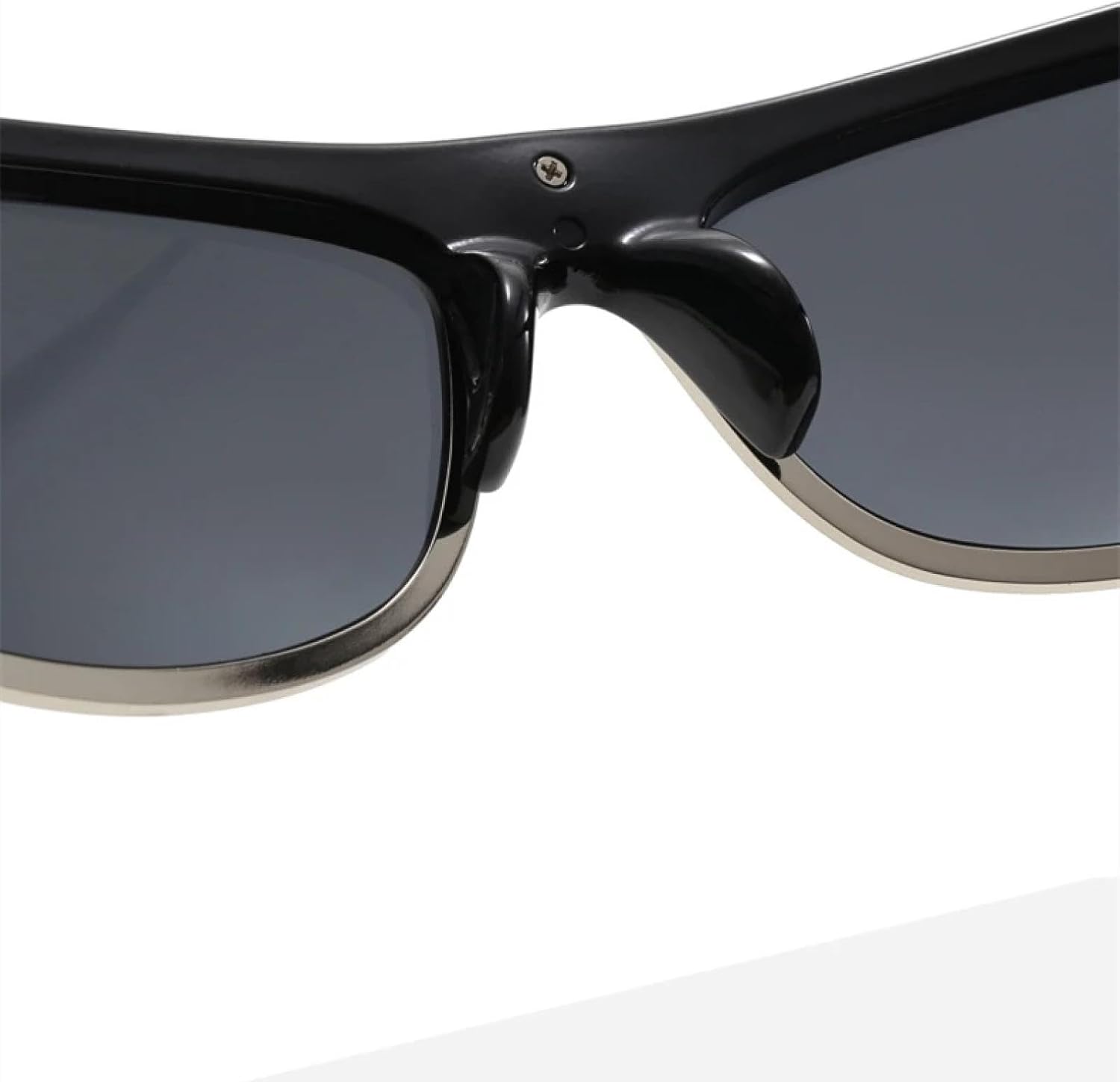 Vintage Luxury Curved Sunglasses Women for Men Sun Glasses Punk Popular Metal