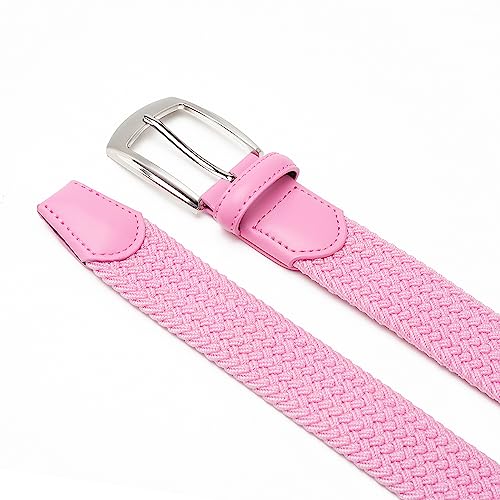 Image of Fabio Valenti Canvas Elastic Fabric Woven Stretch Braided Belts for Men Women Junior with Multicolored /Full Sizes