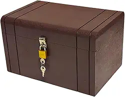 Caixa Madeira Mdf Baú Decoração De Sala Kraft Arte Rustic