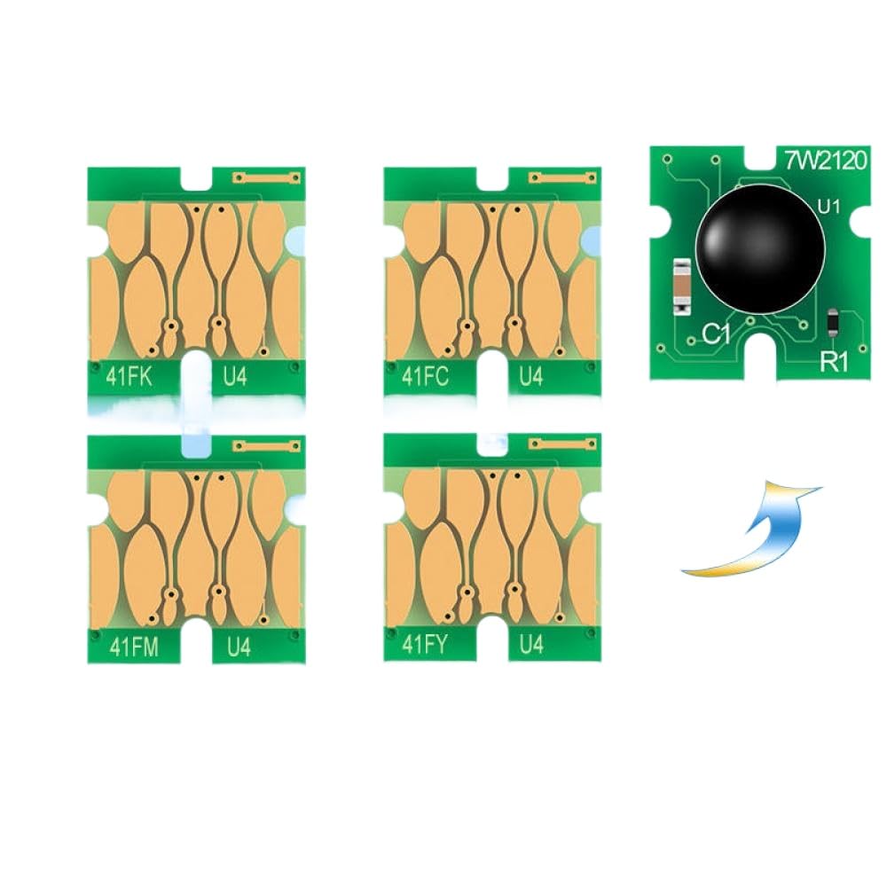 Puce T41F5 T41F2 T41F3 T41F4 pour cartouche d'encre compatible Epson SC T3400 T5400 - 2