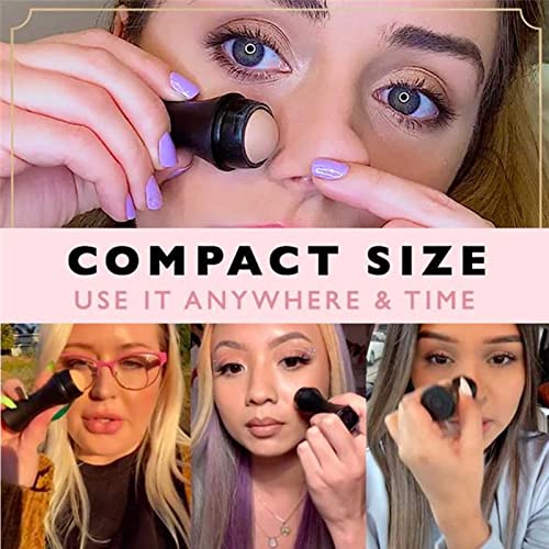 Izzya 2Pcs Volcanic Stone Oil Absorbing Ball, Portable Face Removes Oily Tools, Reusable Oil Control Oil Absorbing Oil Removal Volcanic Roller #TOP2
