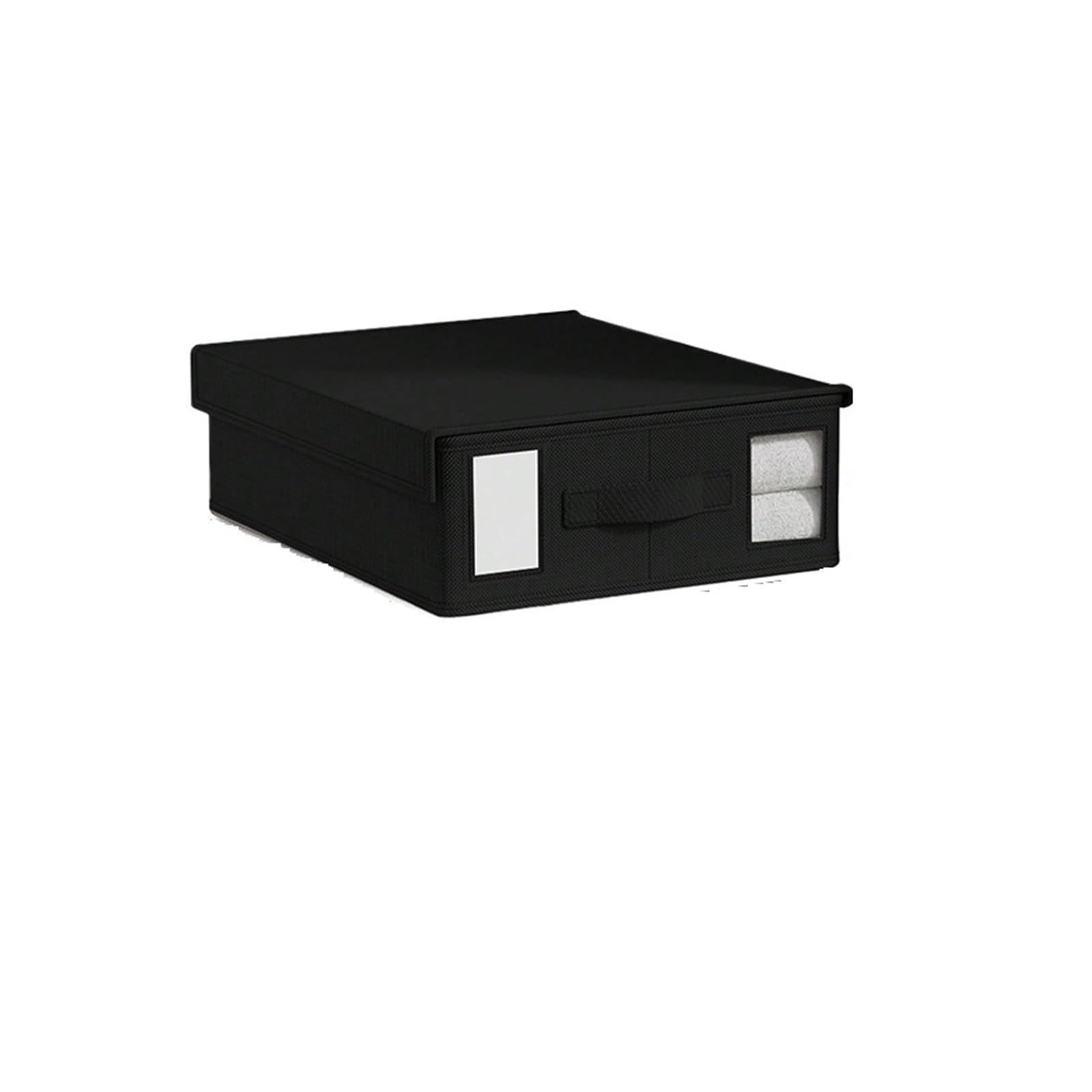 Boîte de rangement pour draps de lit pliable pour un placard épuré