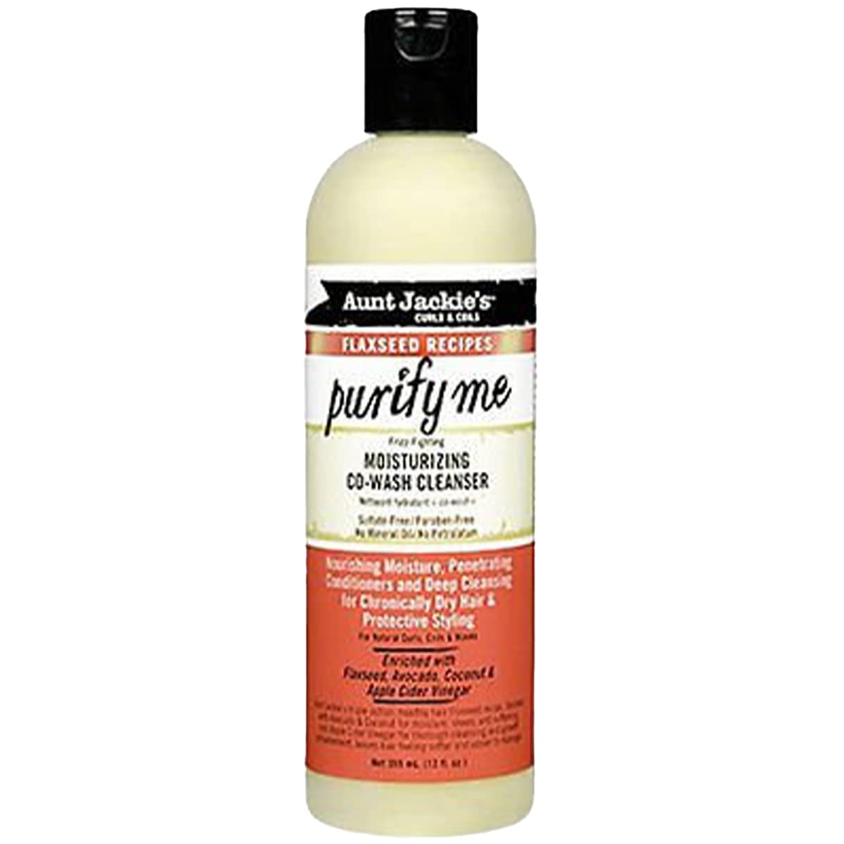 Aunt jackie's purify me moisturizing co-wash cleanser 12 oz by Aunt jackie's purify me