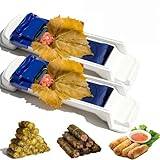 Lumpia Roller Machine,Dolmer Roller Machine,3-in-1 Multi-Functional Spring Roll & Sushi Rolling Tool,Plastic Eggroll Wrapper Rolling Machine,Stuffed Vine Leaf Rolling Grape,for Home (2)