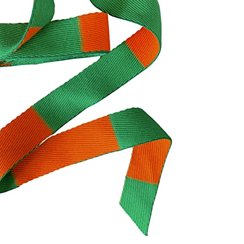 UGOJUDO Rouleau de Ceinture de Judo 50 mètres (Orange/Verte)