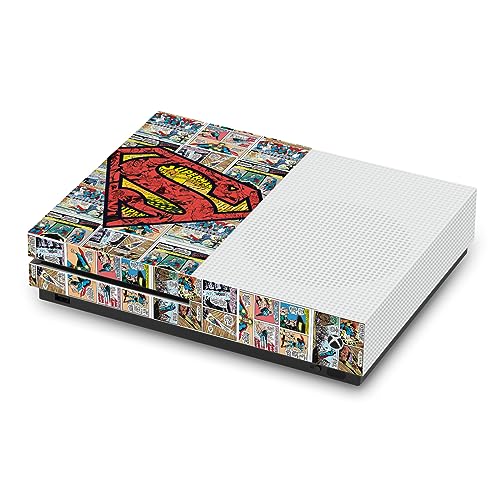 Xbox One S skin Superman autocollant console vinyle stickers DC Comics design