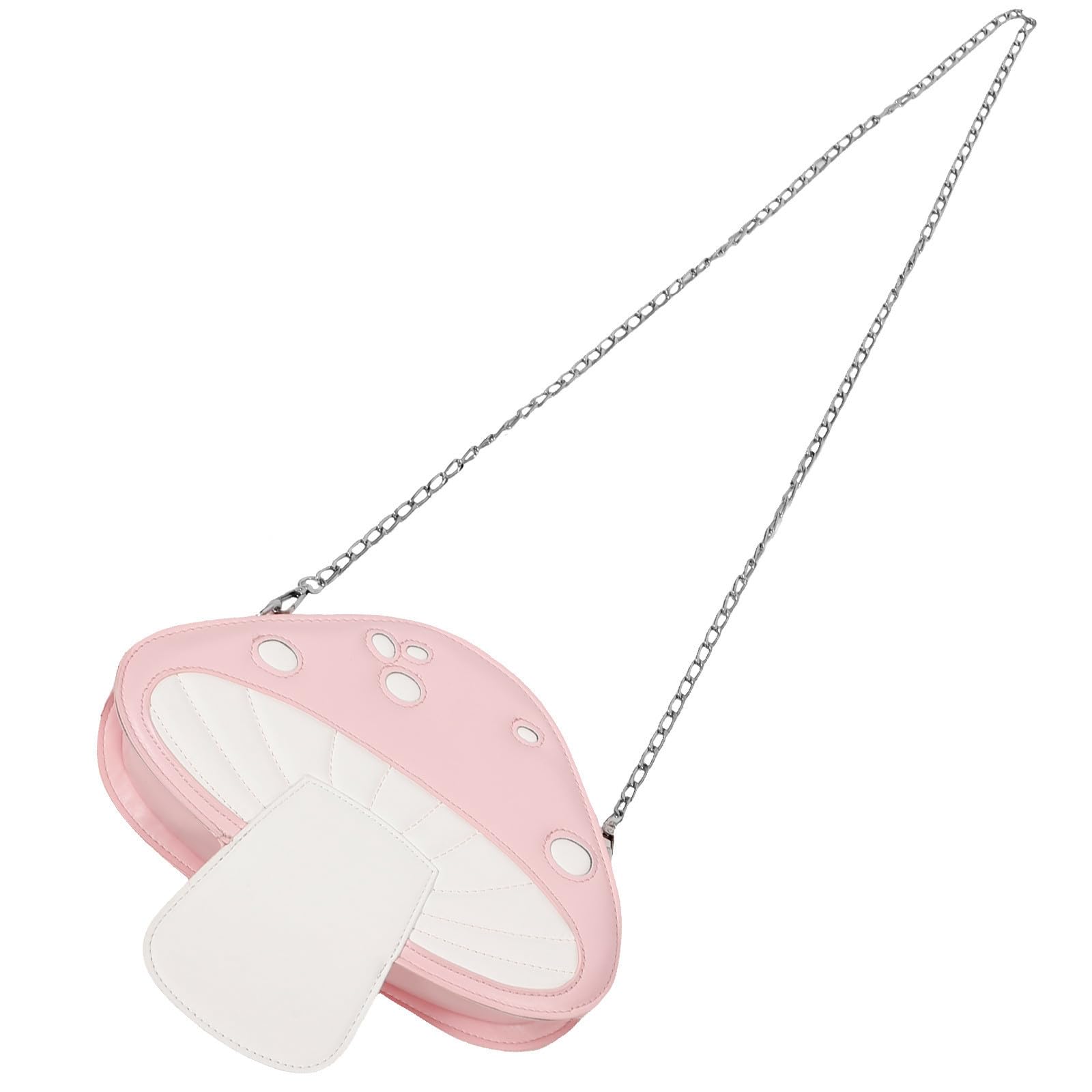 Bolso bandolera de niña moderno SEWACC, minibolso rosa de seta para verano 8