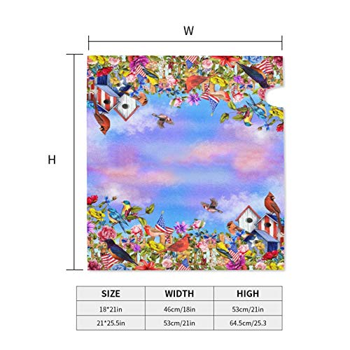 Welcome Mailbox Cover Spring Summer Flowers Birds Mailbox Covers Oversize Garden Yard Home Decor For Outdoor Cardinal Bird Mailwrap #TOP5