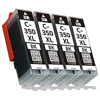 Amazon.co.jp: Canon キヤノン用 BCI-351XL(BK/C/M/Y/GY) + BCI-350XL