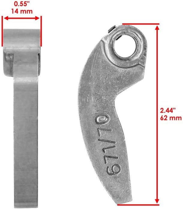 #US Replacement Parts 3 Primary Drive Clutch Weight Bushing 671/70 Fits for Arctic-Cat M1000 2007 0746-671 (diep#1725-05740)