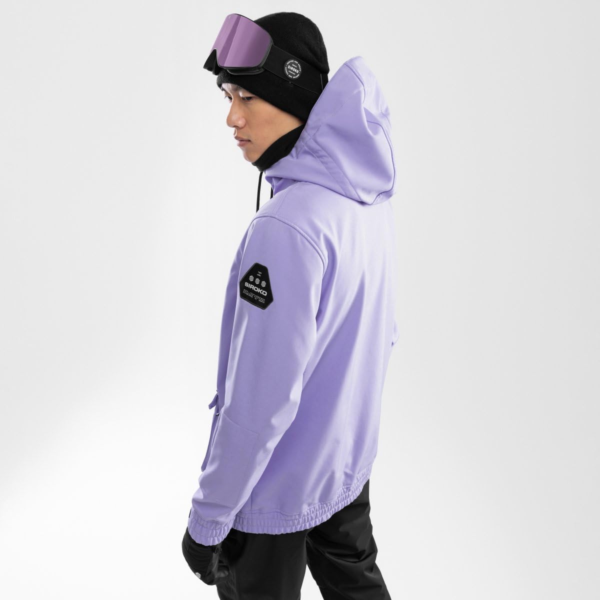 SIROKO - Veste de Snowboard avec Poche Kangourou W3 Halti