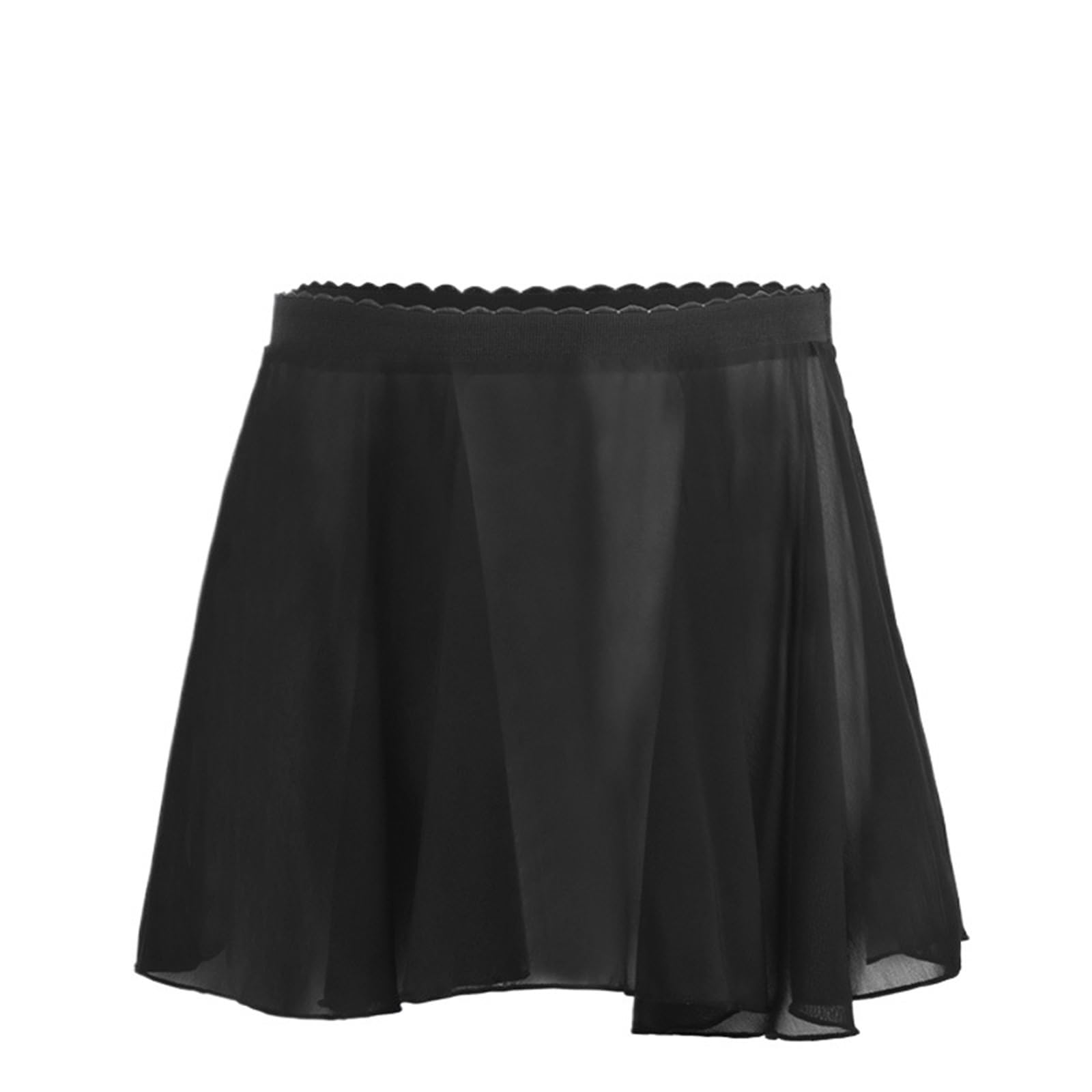 Gonnellino Danza Classica In Chiffon - 2 Pezzi, Vita Regolabile, 32 Cm - Foto 5