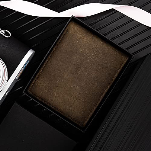 BOBO BIRD Wallet for Him, Personalized Bifold Wallet Gift, Genuine Leather RFID Blocking Mens Wallet (To Son)2