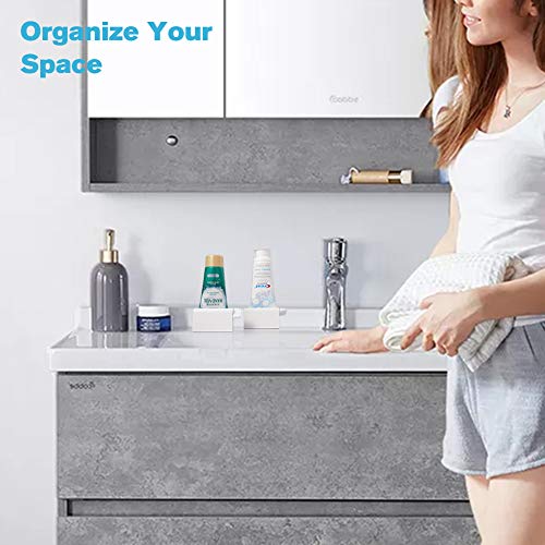 bezox minimalist toothpaste tube squeezersset of 2 toothpaste roller squeeze tool eco-friendly toothpaste holder dispenser - white