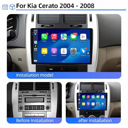 Radio coche Bluetooth con Mirror Link para Nissan Navara 2004-2010 2