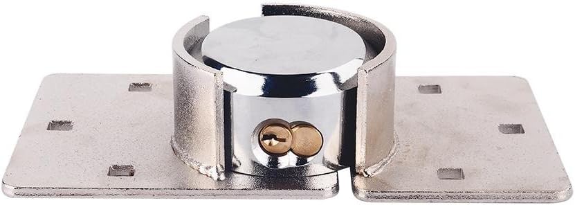 Van Garage Shed Door Padlock, Keyed Alike, Heavy Duty Solid Steel Hasp, 73MM, 1/2 Inch, with 2 Keys, for Trucks, Gates, Vending Machine