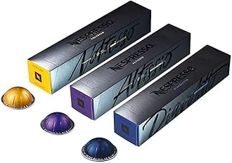 European Version Nespresso VertuoLine Barista Creations Variety: Altissio, Diavolitto, Voltesso - 30 Coffee Capsules Imported (not affiliated with Nespresso US)